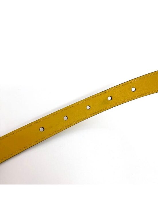 Gucci Belt Yellow Guccissima Line Narrow Waist Leather main image 8